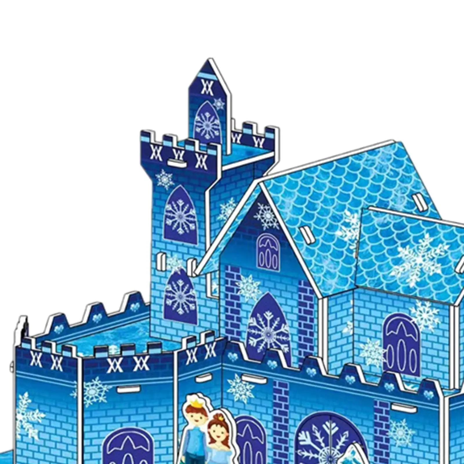 Casas de Navidad DIY Casas pequeñas Actividades Manualidades de Navidad Rompecabezas 3D para niños