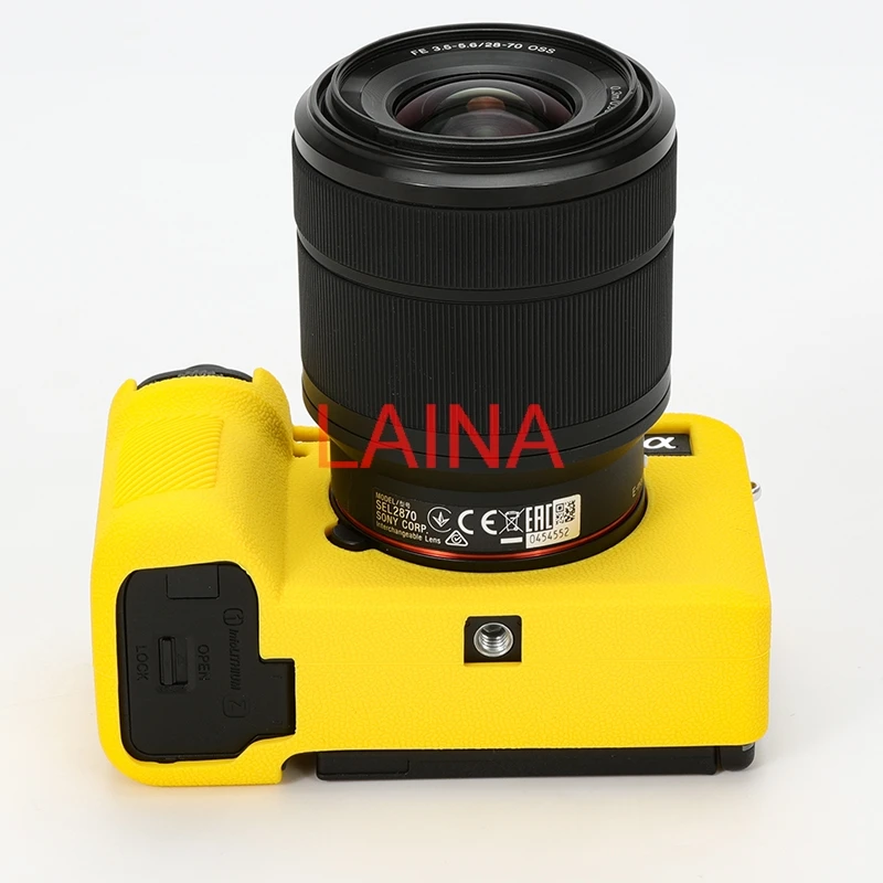 Top Texture Design Rubber Silicone Case Body Cover Protector Frame Skin for Sony A7CII A7C2 Alpha 7CI ILCE-7CII Camera Soft