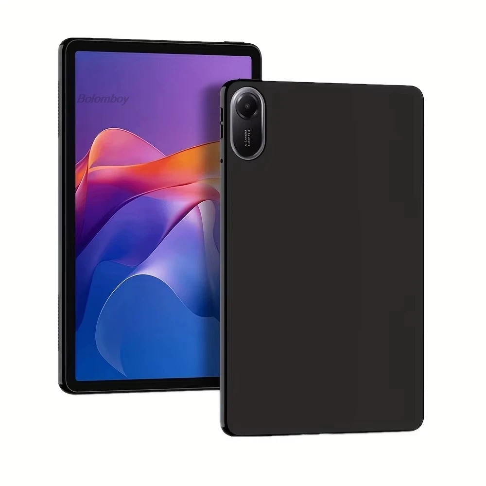For Xiaomi Redmi Pad 2 2025 Case Xiaomi Pad 8 Pro 7 6 5 Pro 7S 6S Pad 2 Pro SE 8.7 11 Soft Silicon Tablet Black Back Cover Cases