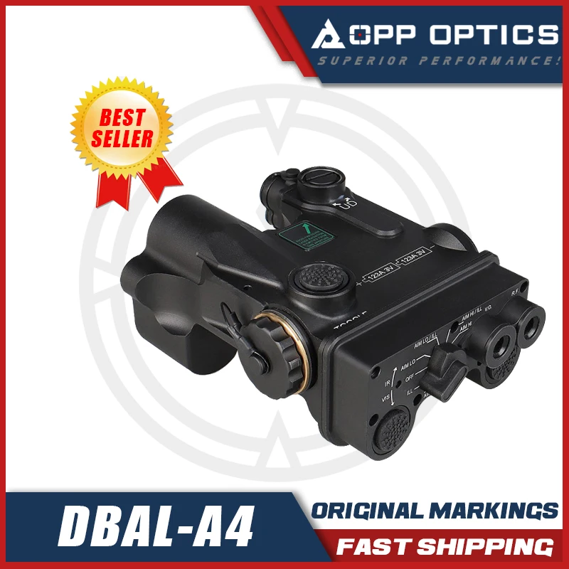 

DBAL-A4 Tactical dual-beam laser with aiming Red & Green Beam High Lumens Mounted Flashlight Reliable Illuminator