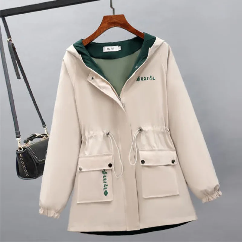 Women's Spring Autumn New Style Korean Version Thickened Fleece-Lined Versatile Casual Cropped Loose-Fit Jacket Middle-Aged