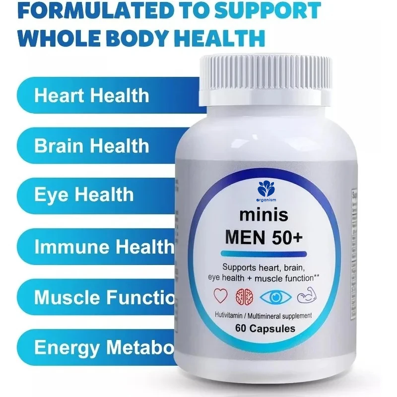 Zinc containing multi vitamin and multi mineral composite supplements provide overall health support | 60 capsules