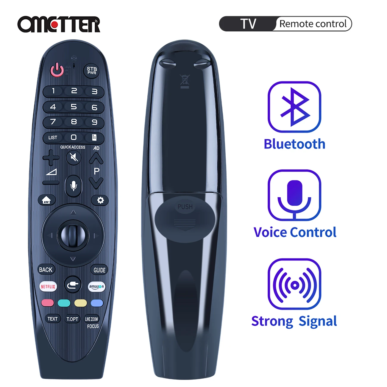 New AN-MR18BA Magic Voice Remote Control for 2018 Smart OLED UHD 4K TVs W8 E8 C8 B8 SK9500 SK9000 UK7700 UK6500