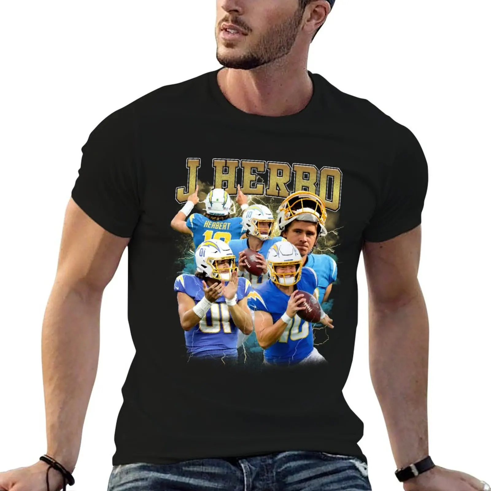 Camiseta J Herbo para hombre, camiseta de lujo para hombre, camisetas divertidas, camiseta de algodón
