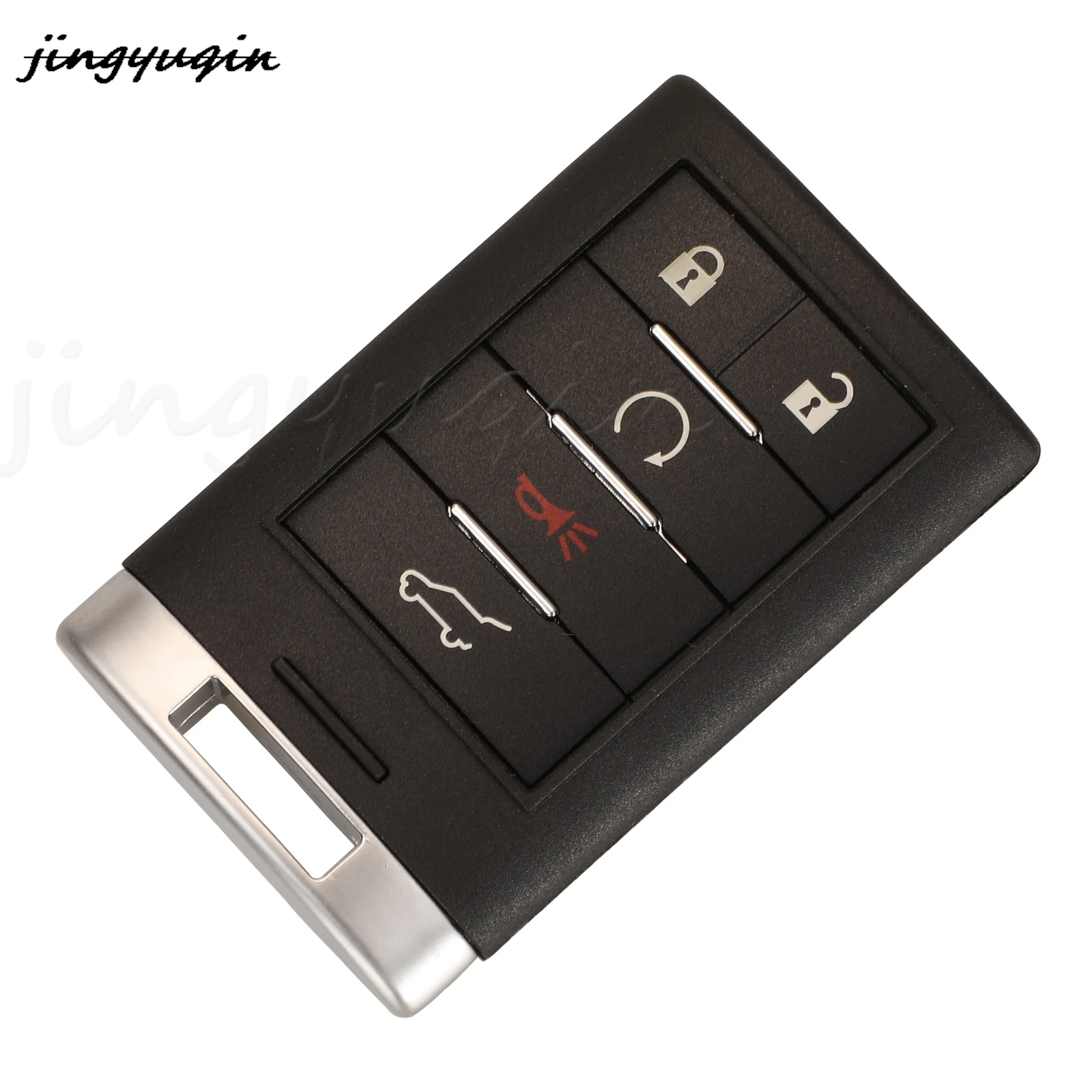 jingyuqin 5 Buttons Remote Car Key Shell For Cadillac SRX 2010 2011 2012 2013 2014