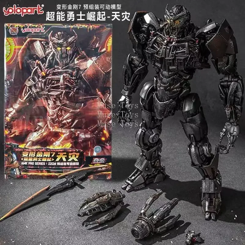 In Stock Transformation: Rise of The Beasts AMK PRO Series 22cm Scourge Model Kit Action Figures Toys Gifts for Boy Collection