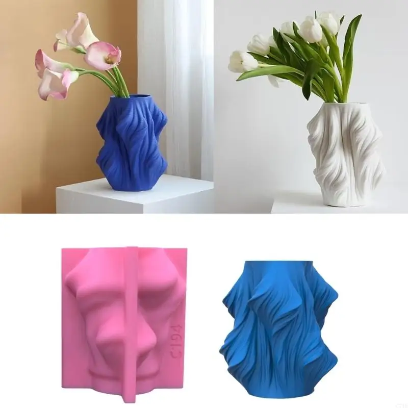  Succulents Flower Pot Resin Silicone Mold Suitable for Diy Garden Flower Pot