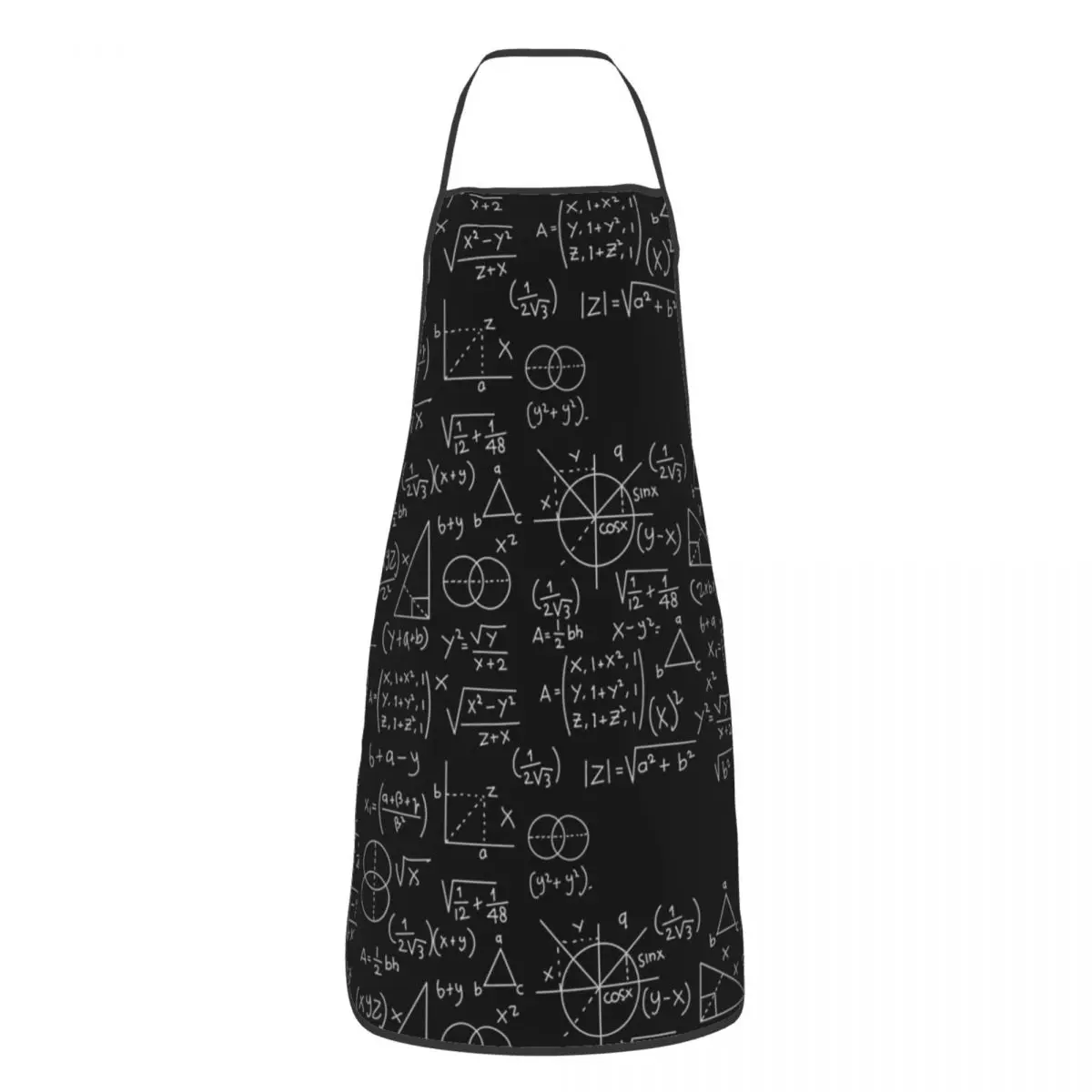 Math Formulas Blackboard School Geek Apron Chef Cooking Baking Tablier Waterproof Bib Kitchen Cleaning Pinafore for Women Men