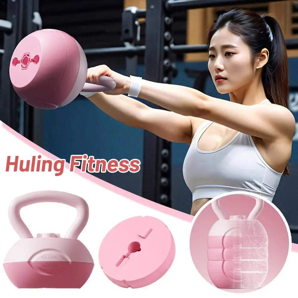 Sports Fitness Water-filled Kettlebell Ergonomic Grip Hip Deep Squat Strength Trainer Kettlebell for Women Men