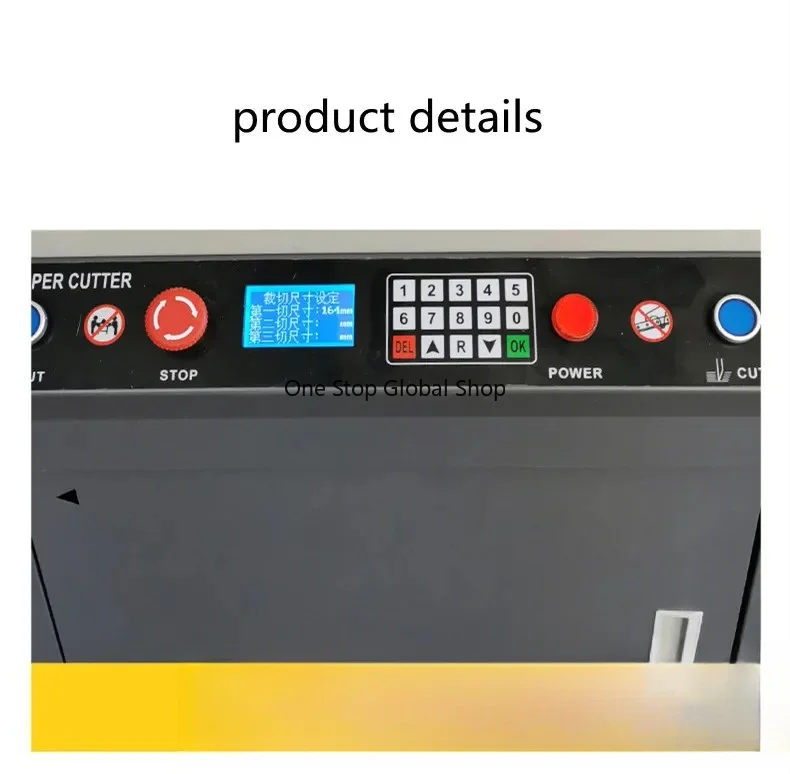 Paper Sheet Notebook Cutting Machine/ A3 450mm 455mm 460mm Width Electric Paper Guillotine Digital Cutting Trimming Machine