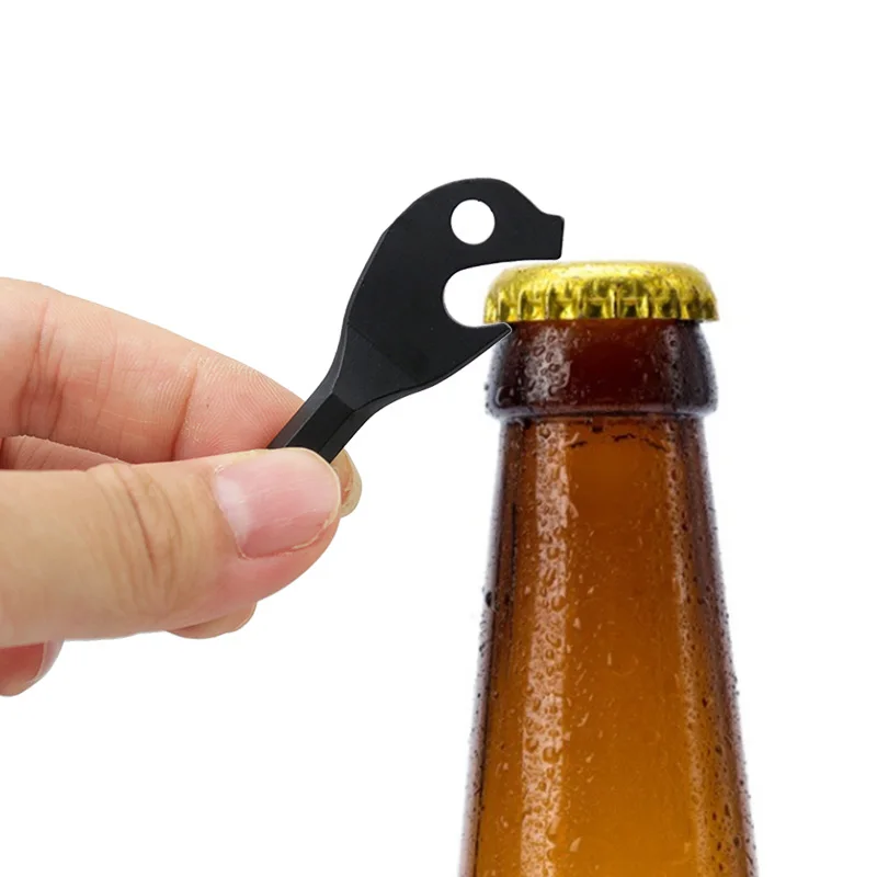 Multifunction Bottle Opener Screwdriver Key Shape Phillips Screwdrivers Keychain Pocket Repair Tool