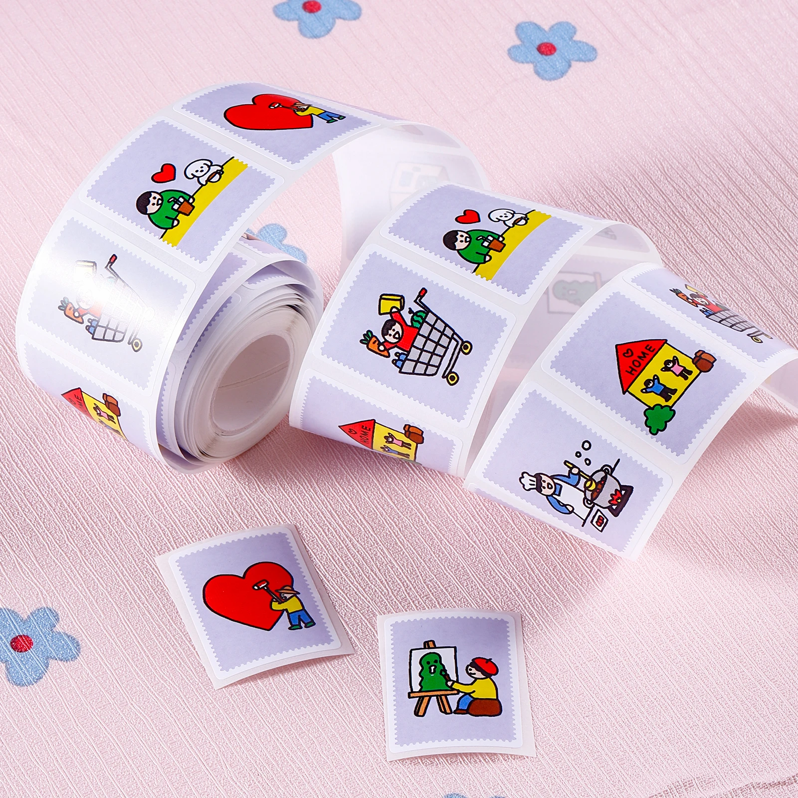 200 ورقة/ملصقات نجاة لفة، مناسبة لحساب اليد، وديكور الحرف اليدوية وتغليف الهدايا، وهدايا الحفلات، وما إلى ذلك. #5