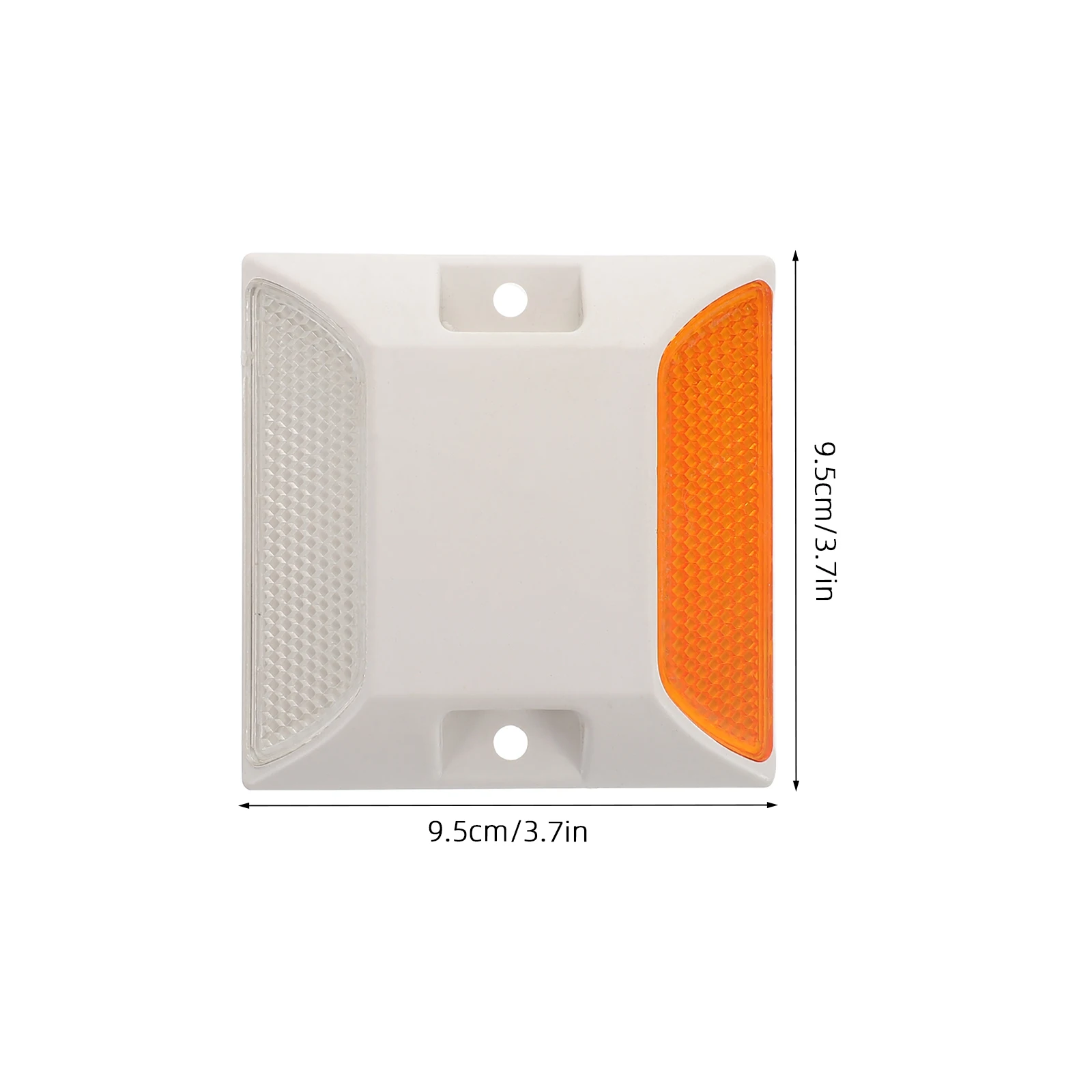 Plastic Road Studs Reflective Driveway Markers Durable Pavement Marker For Night Visibility Raised Road Sign Reflector