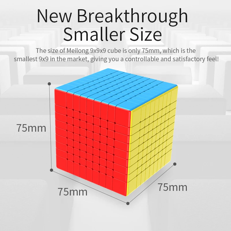 Moyu meillong9マジックキューブ、そわそわおもちゃ、プロのパズル、インテリジェンス子供のおもちゃ、9x9x9