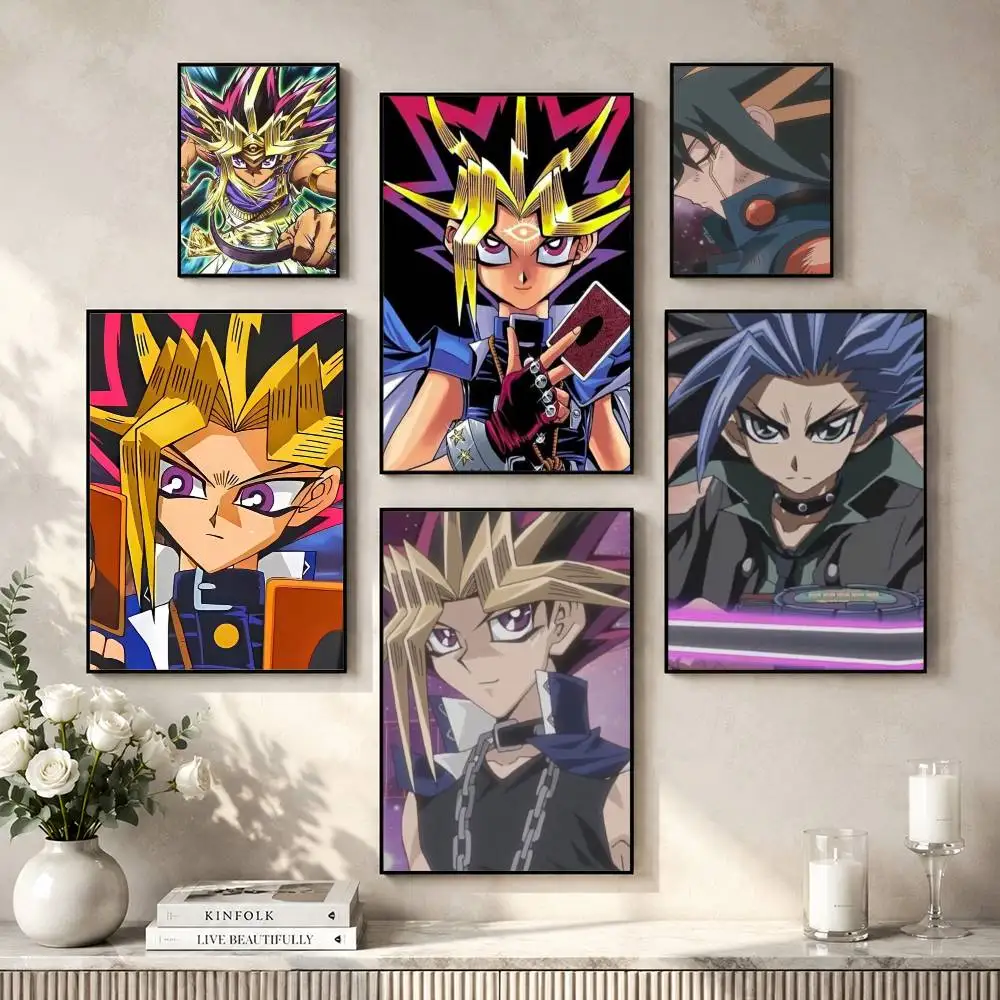 Y-Yu-Gi-Oh Victory Dragon Poster Versatile HD Waterproof Wall Art Self-Adhesive Decor for Any Space Ideal Gift