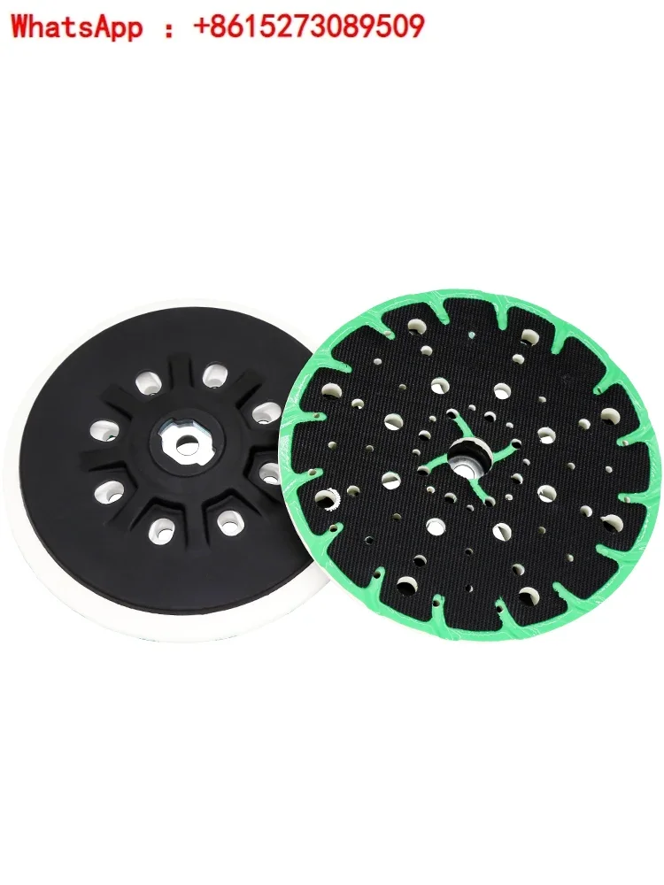 6-inch dry grinding disc, self-adhesive suction cup, size 5, 17 hole car sanding paper, universal adhesive disc