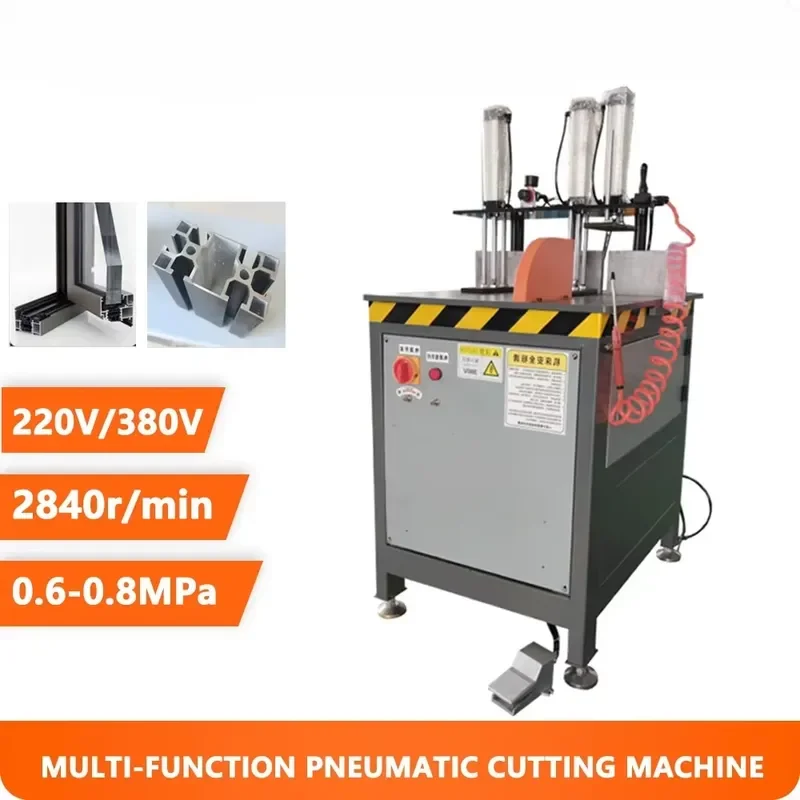 90 Degree Single-Head Saw Cutting Machine Pneumatic Boundary Aluminum Machine for Door and Window Processing Equipment