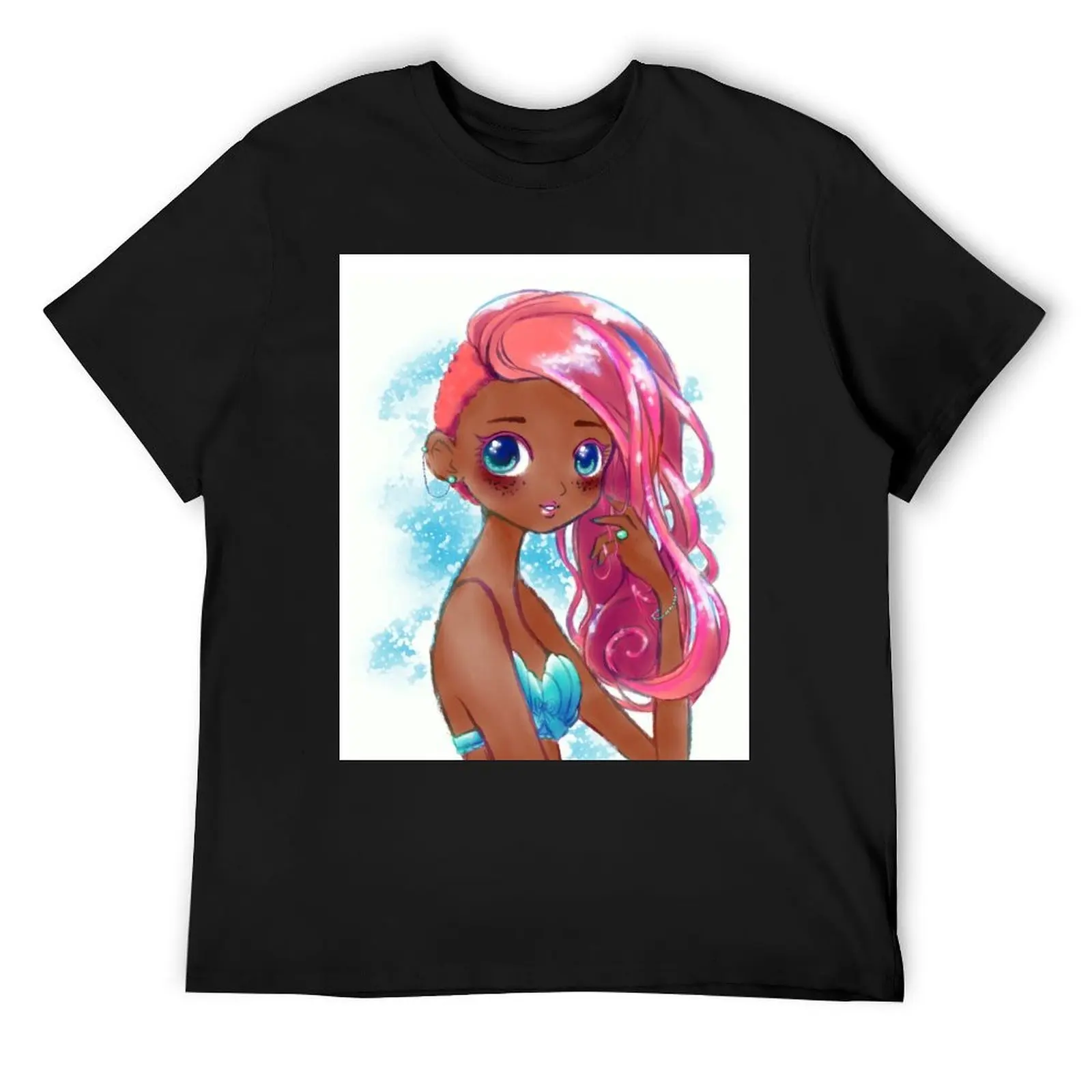 

Cute Kawaii Mermaid Treasure L.O.L. Surprise Doll Shoujo Anime Fan Art T-Shirt