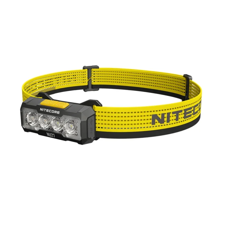 Imagem -02 - Nitecore Nu27 600lumens Ultra Leve Múltiplas Temperaturas de Cor Recarregável Farol Externo Bateria Bulit-in