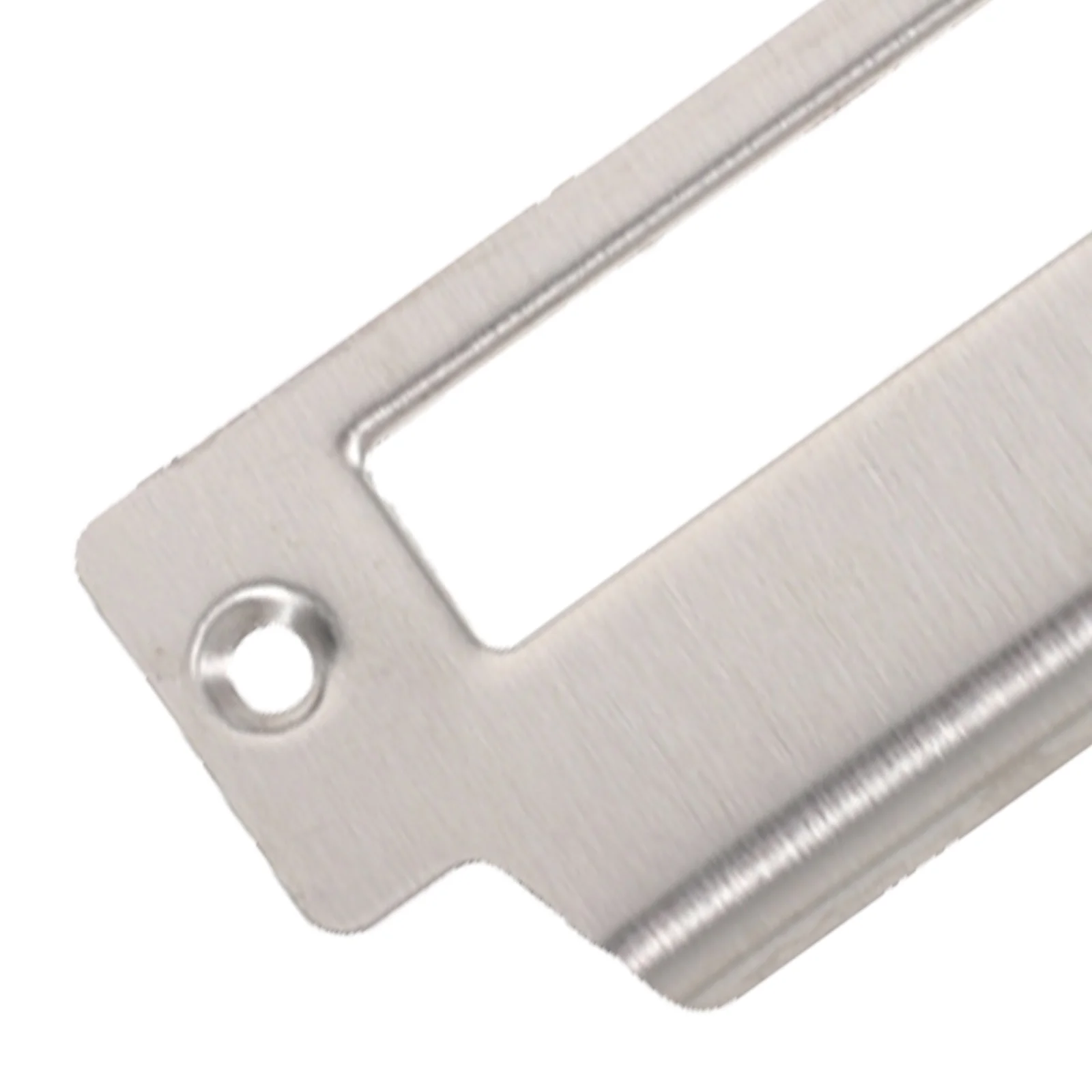 6 قطعة لوحة ديدبولت سترايك متينة من الفولاذ المقاوم للصدأ قفل الباب تعزيز سهل التركيب لا يتطلب إزميل #3