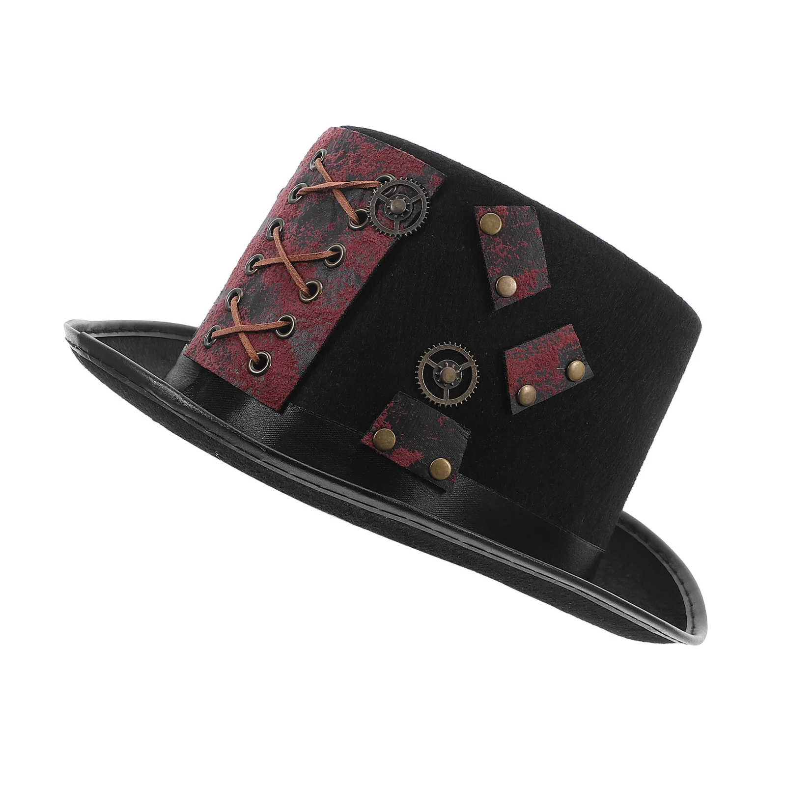 

Винтажная шляпа в стиле панк, готическая шляпа в стиле стимпанк для косплея, вечеринки, маскарада, карнавала, Хэллоуина, фестиваля, одежда, костюм для взрослых