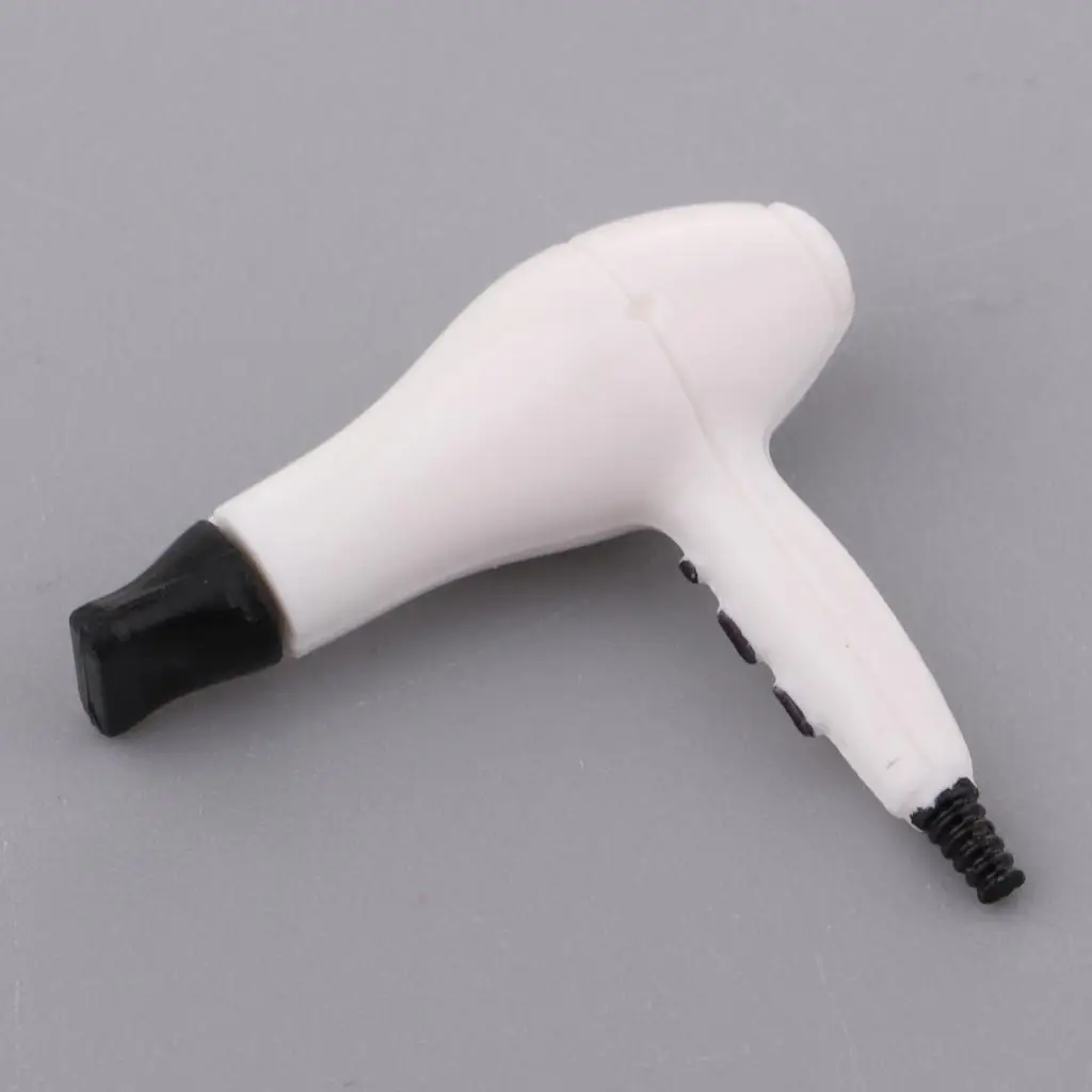 Dollhouse Miniature 1:12 Scale Bedroom Hairdressers Accessory Hair Dryer