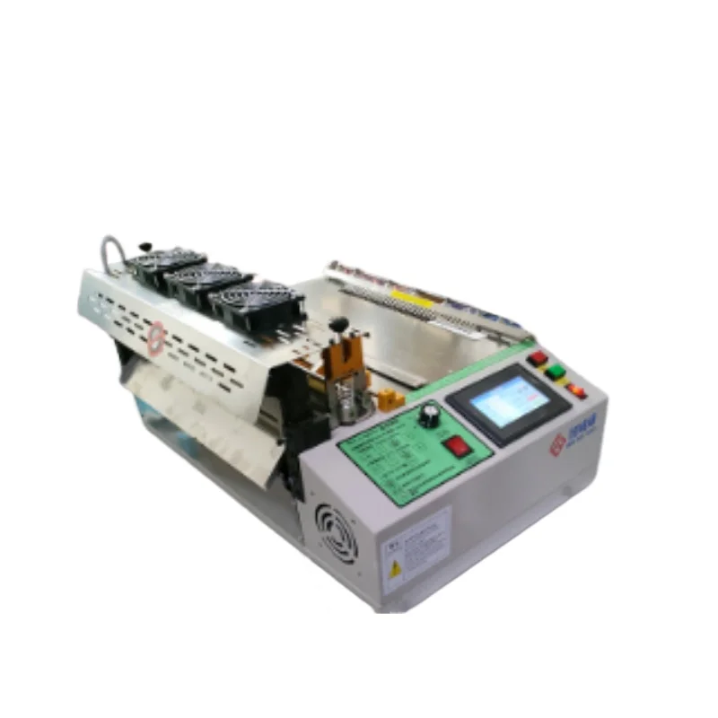 Computer Automatic Hot and Cold Cloth Belt Cutting Machine Magic Adhesive Tape Zipper Webbing Machine Elastic Belt Cutting 220V