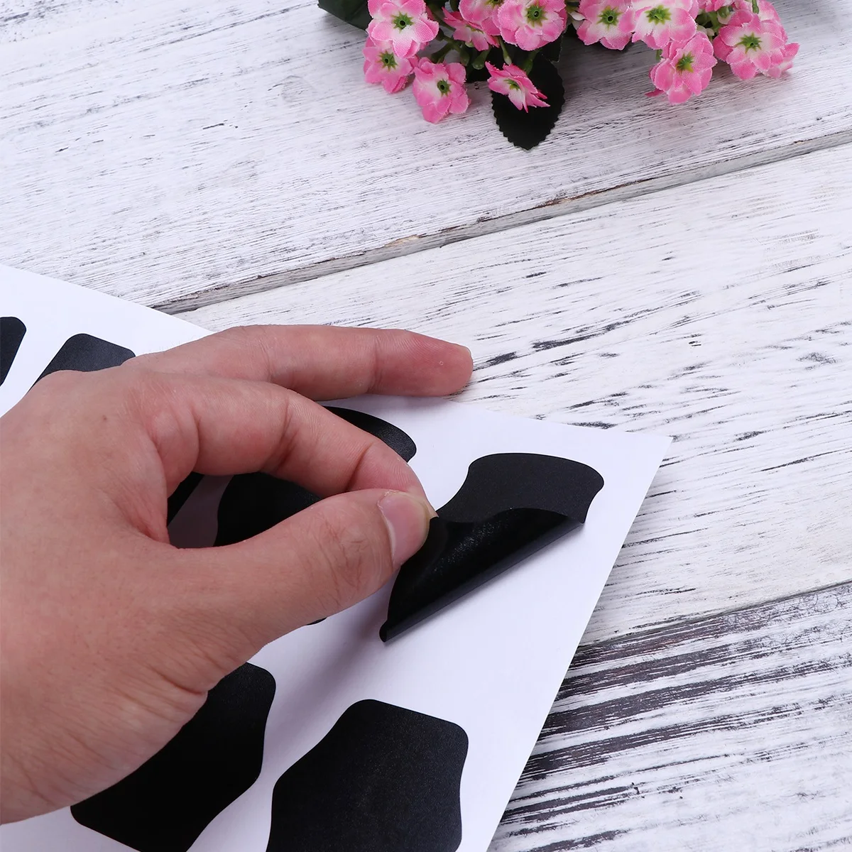 

96 Pcs Chalkboard Stickers Symmetric Design Labels Pantry Graffiti Reusable Waterproof Glass Cut-to-size