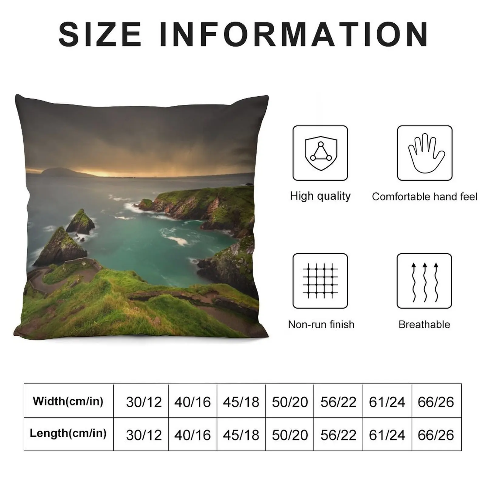 Dingle, Ireland Throw Pillow Cushion Cover Luxury Pillows Aesthetic pillow