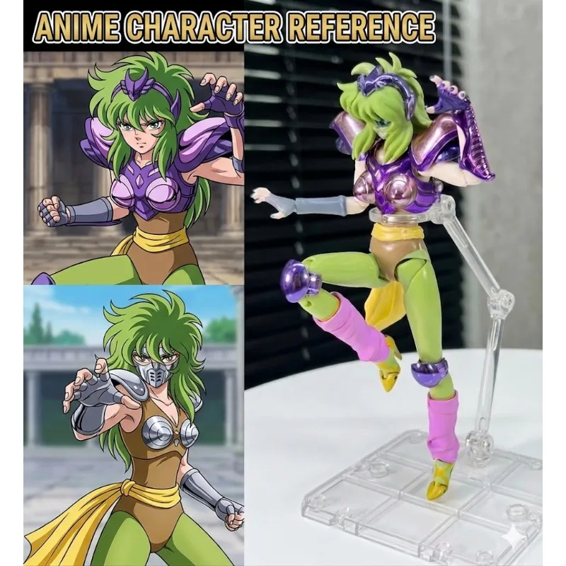 

【In Stock】 Saint Seiya MST Myth Cloth EX Diecast Metal Armor Silver Saint Ophiuchus Shaina Action Figure Collection Toy Gift