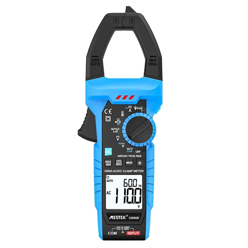 CM86B Current AC DC Auto Range 1000A Voltage Clamp Meters  Resistance Capacitance Frequency Tester  digital Clamp Meter