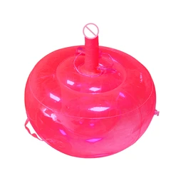 Unisex! Inflatable Round Cushion Can Put In Dildo or Vagina Easy To Store Sex Furniture Couples Flirting Adult Games 3P Sex sofa