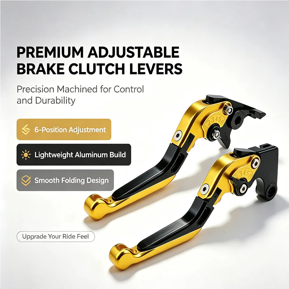 For CFMOTO 250CL-X 250CLX 2022 Motorcycle Brake Clutch Levers CNC Aluminum Adjustable Folding Extendable Replacement Set Kit