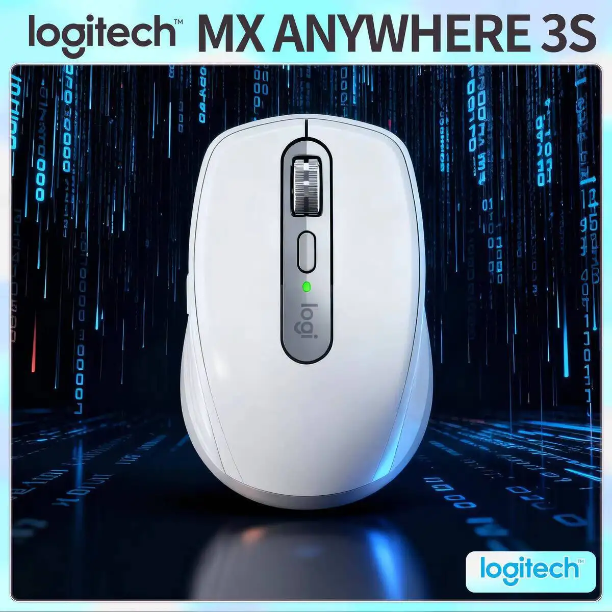

Компактная мышь Logitech MX Anywhere 3S, эргономичный дизайн, перезаряжаемая, с быстрым прокруткой для портативных ПК Mac