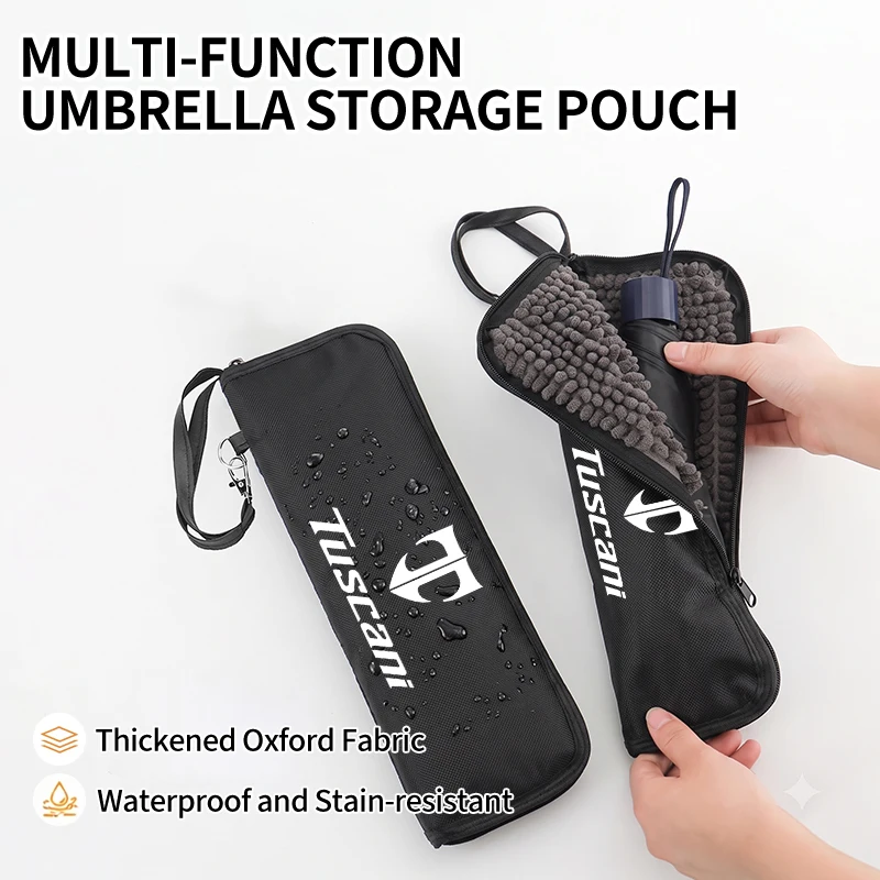 Car Umbrella Organizer Oxford Chenille Storage Cover Valve Core For Hyundai N Line Performance I20 IX35 I30 Sonata Elantra view 4
