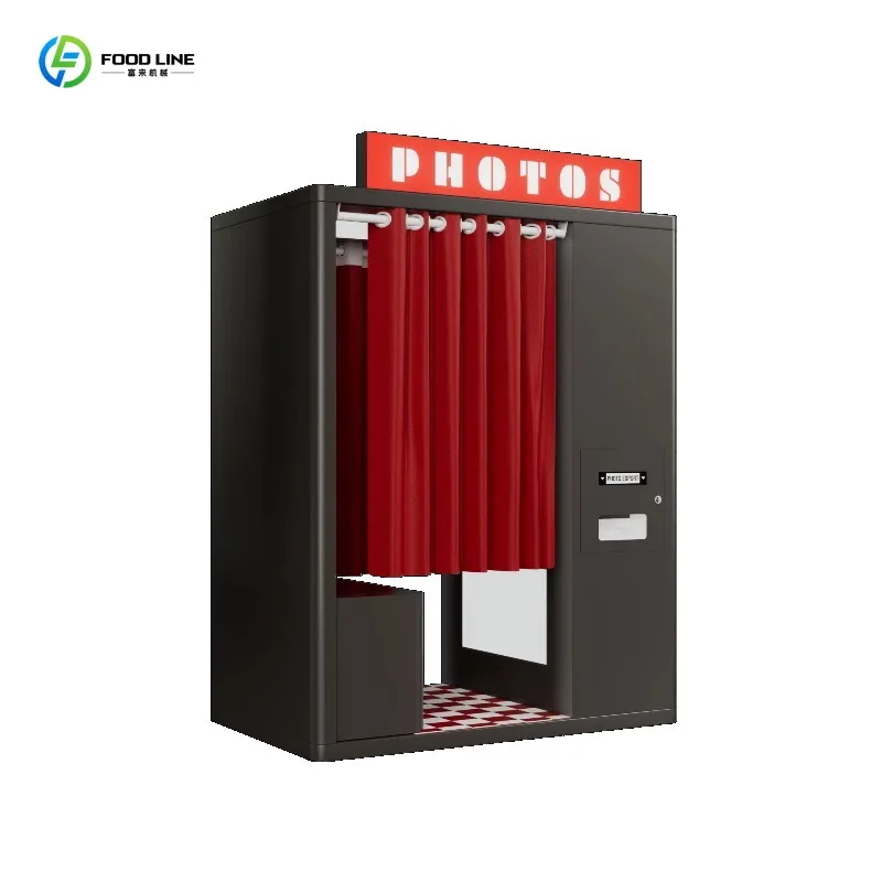 Customized Vintage Style Photo Booth Equipped With Digital SLR Camera For Party Wedding Events
