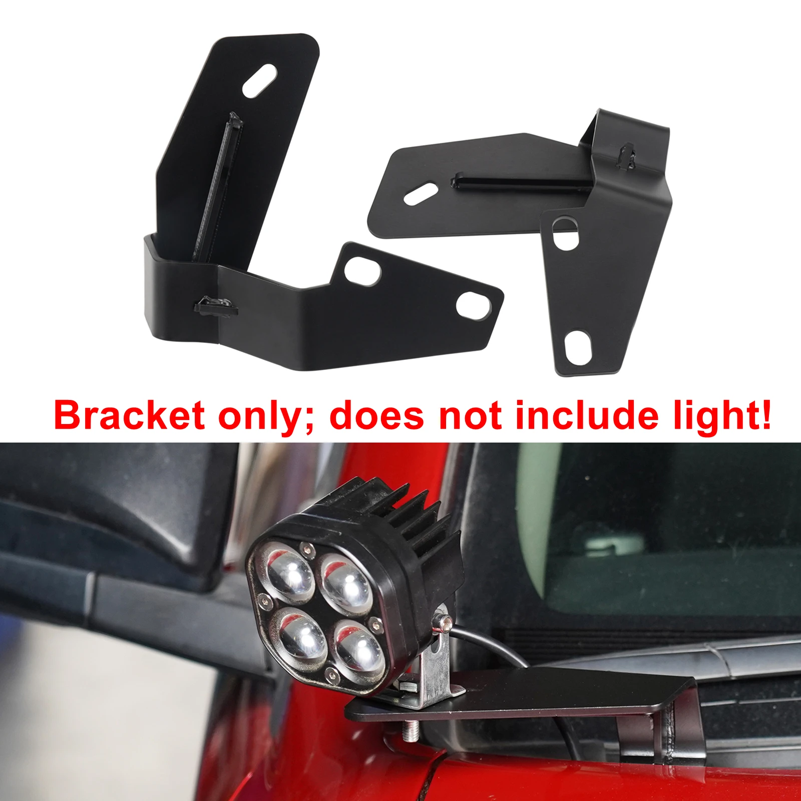 

Кронштейн для светодиодного рабочего фонаря (LED) для Toyota 4Runner 2010-2024, замена для 53410-35160 (многофункциональное исполнение)