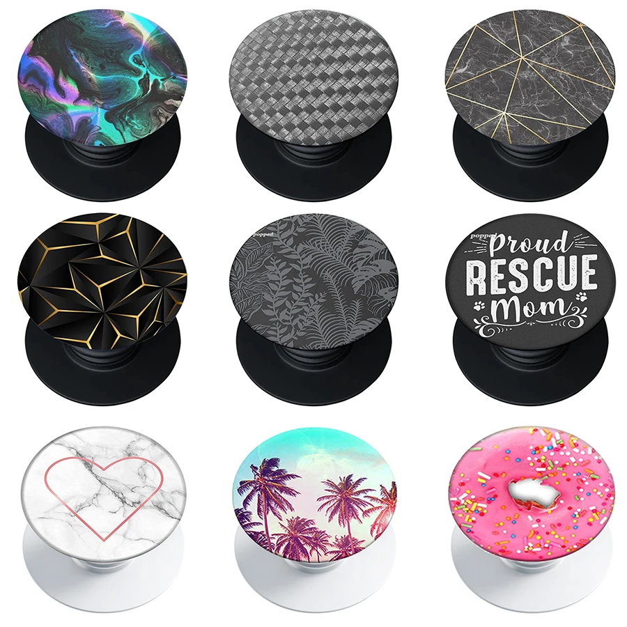 Soporte de Anillo PopSocket para iPhone 17 16 15, Agarre de Dedo Móvil para Samsung Xiaomi, Soporte de Celular, Accesorio para Teléfonos
