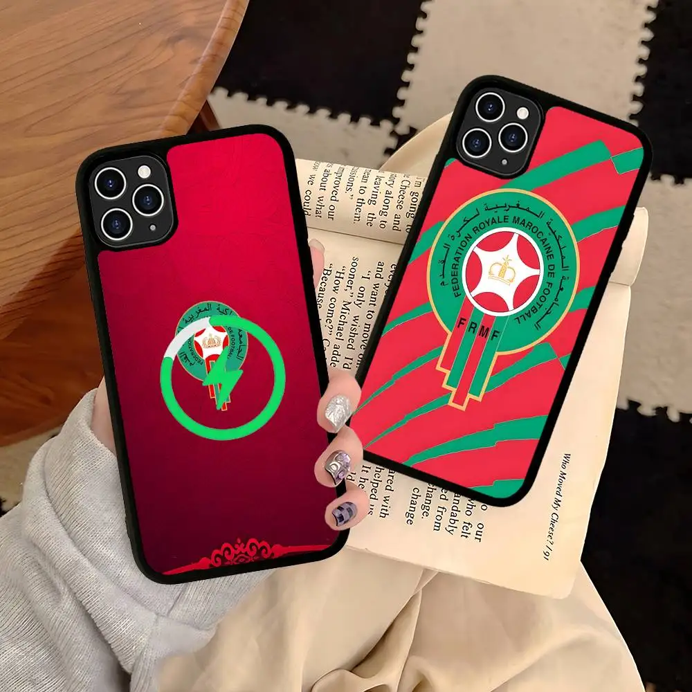 Morocco Flag For IPhone 17 Air 16 E 15 14 13 12 11 Pro Max Plus PC Shock TPU Cover For Magsafe Phone Cover