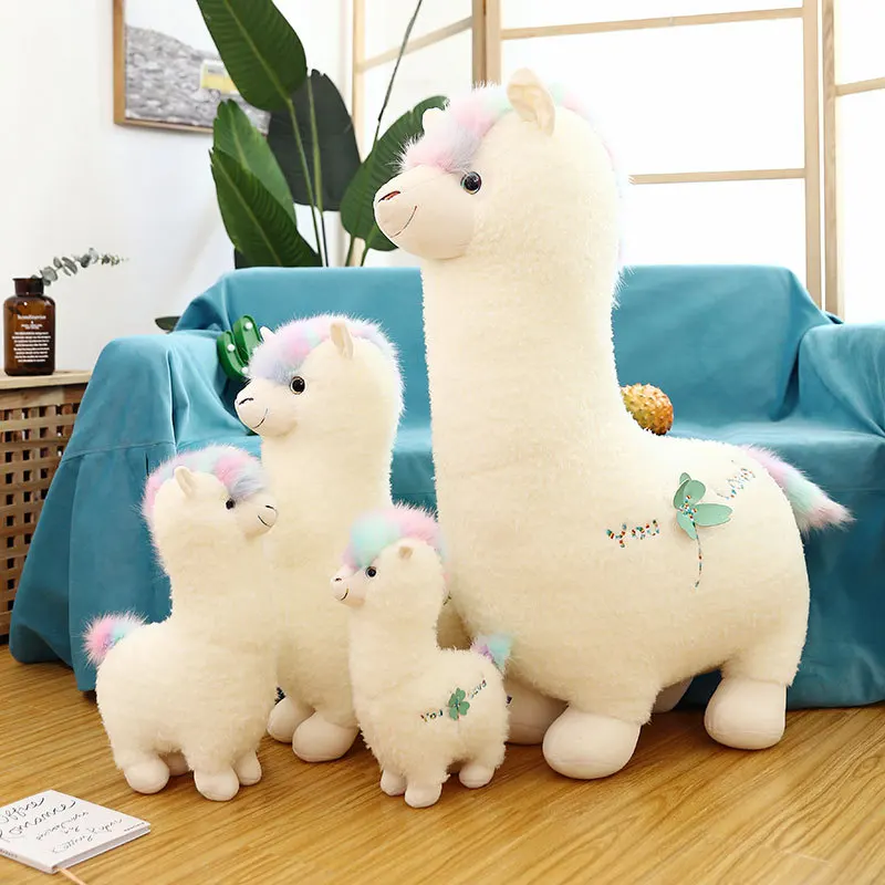 

28/38/46/70cm Cute Animal Kawaii Alpaca Plush Doll Decoration Girl Stuffed Toys for Children Kid Birthady Gift Stuff Plushie Toy