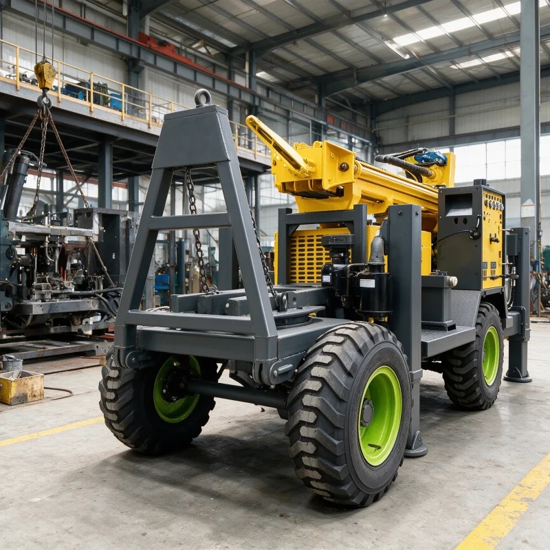 Customized Crawler Diesel DTH Pneumatic Hydraulic 160M 300M Agile Locating High Speed Drilling Water Well Drilling Rig