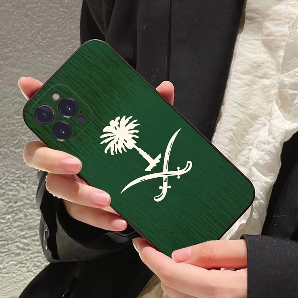 Kingdom Of Saudi Arabia Flag Phone Case For iPhone 15 14 11 12 13 Mini Pro XS Max Cover 6 7 8 Plus X XR SE 2020 Funda Shell