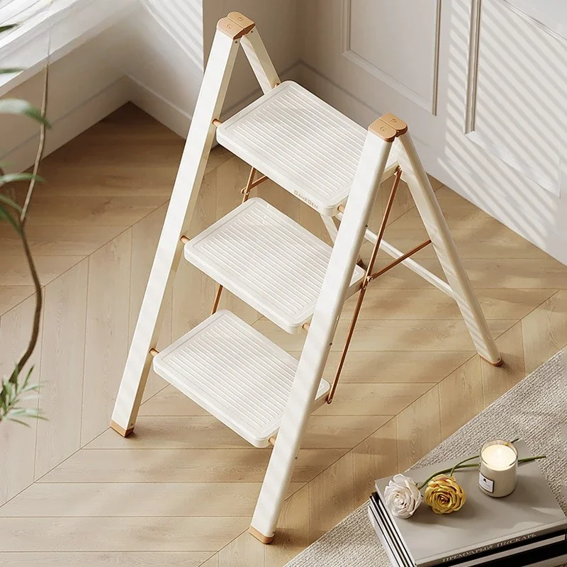 Multi Purpose Household Folding Telescoping Ladder Lightweight Thickened A Frame Step Ladder Indoor 3 4 Steps Folding Ladder