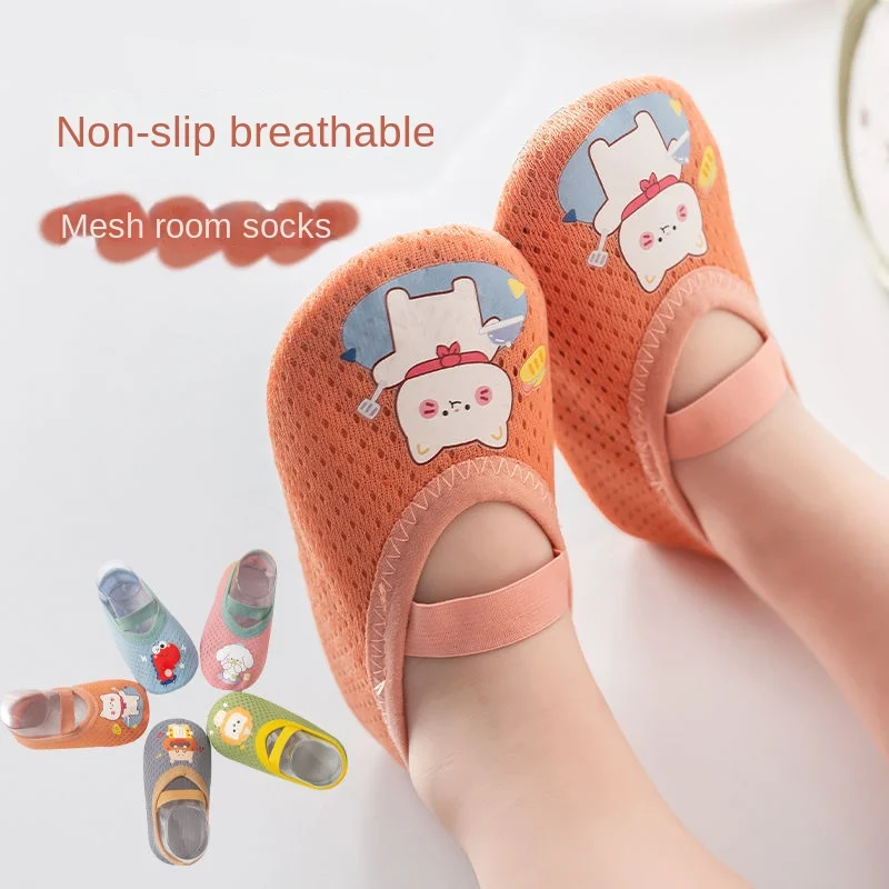 Baby Toddler Shoes First Walkers Non-slip Thickening Shoes Sock Floor Shoes Foot Socks Animal Style for For Babies Flat Shoes