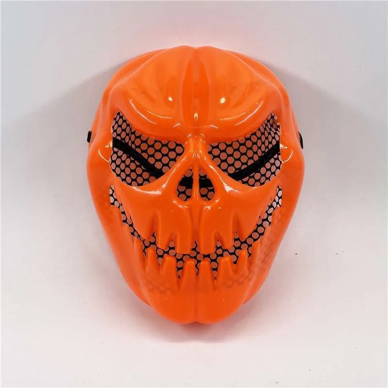 

Pumpkin Skull Unisex Venetian Women Man Masquerade Whole Face Masks Festival Party Supplies Easter Fear Funny Halloween Tools