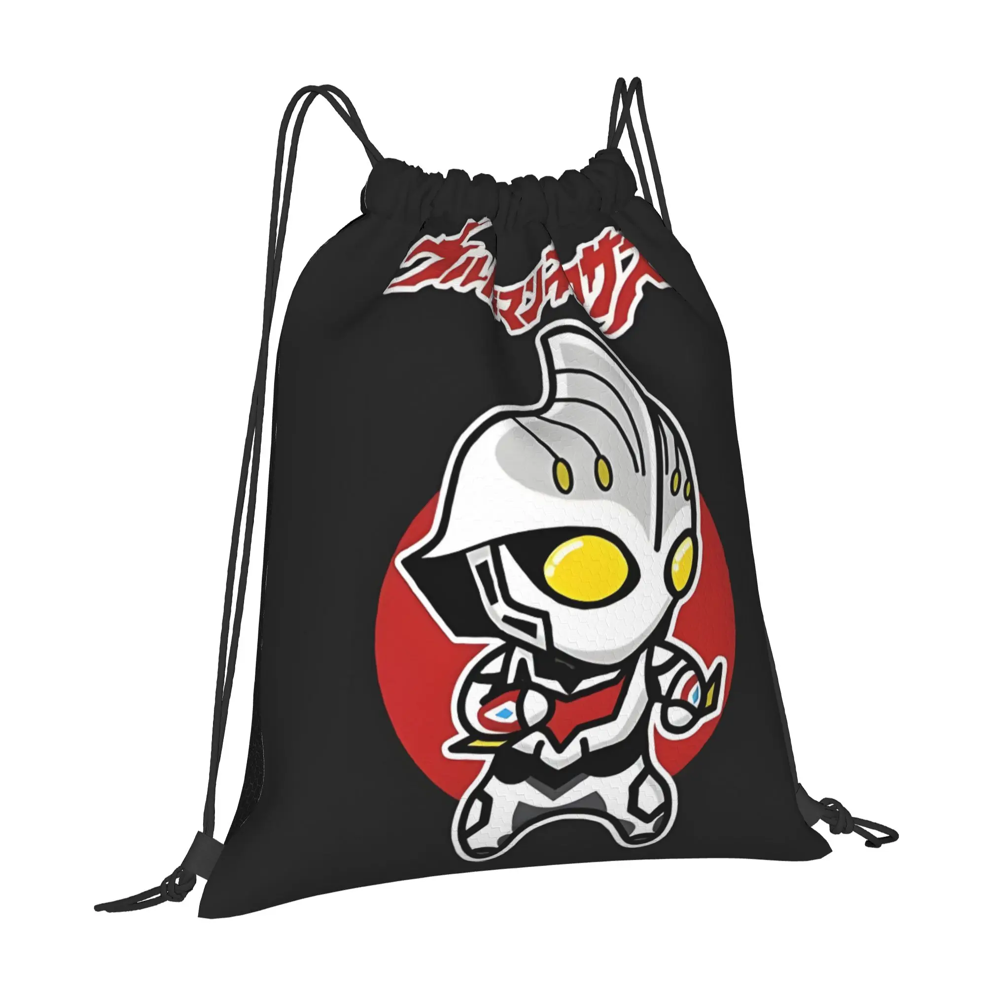 gym Pouch Ultraman Nexus Chibi Style Kawaii  Drawstring Bags Men Women Storage Backpack Teenager Bag Multi-function Pocket