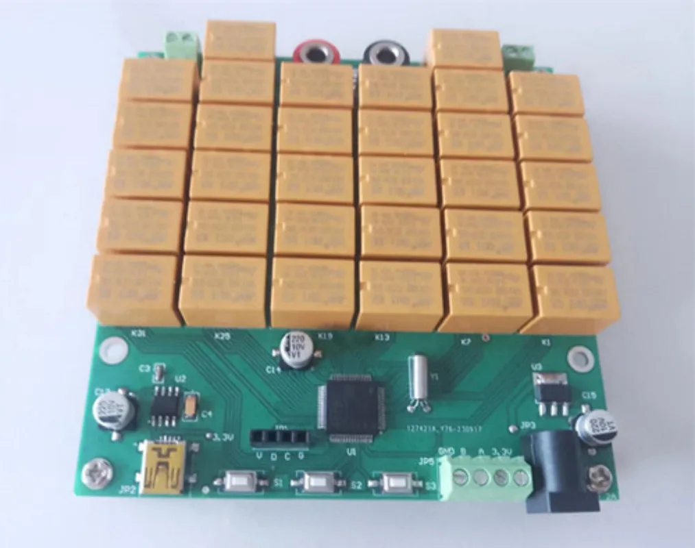 Programmable Resistor Module Board Networkable USB & RS485 Interface Replace PXI Instrument 5Ω to 59MΩ Adjustable Resistance
