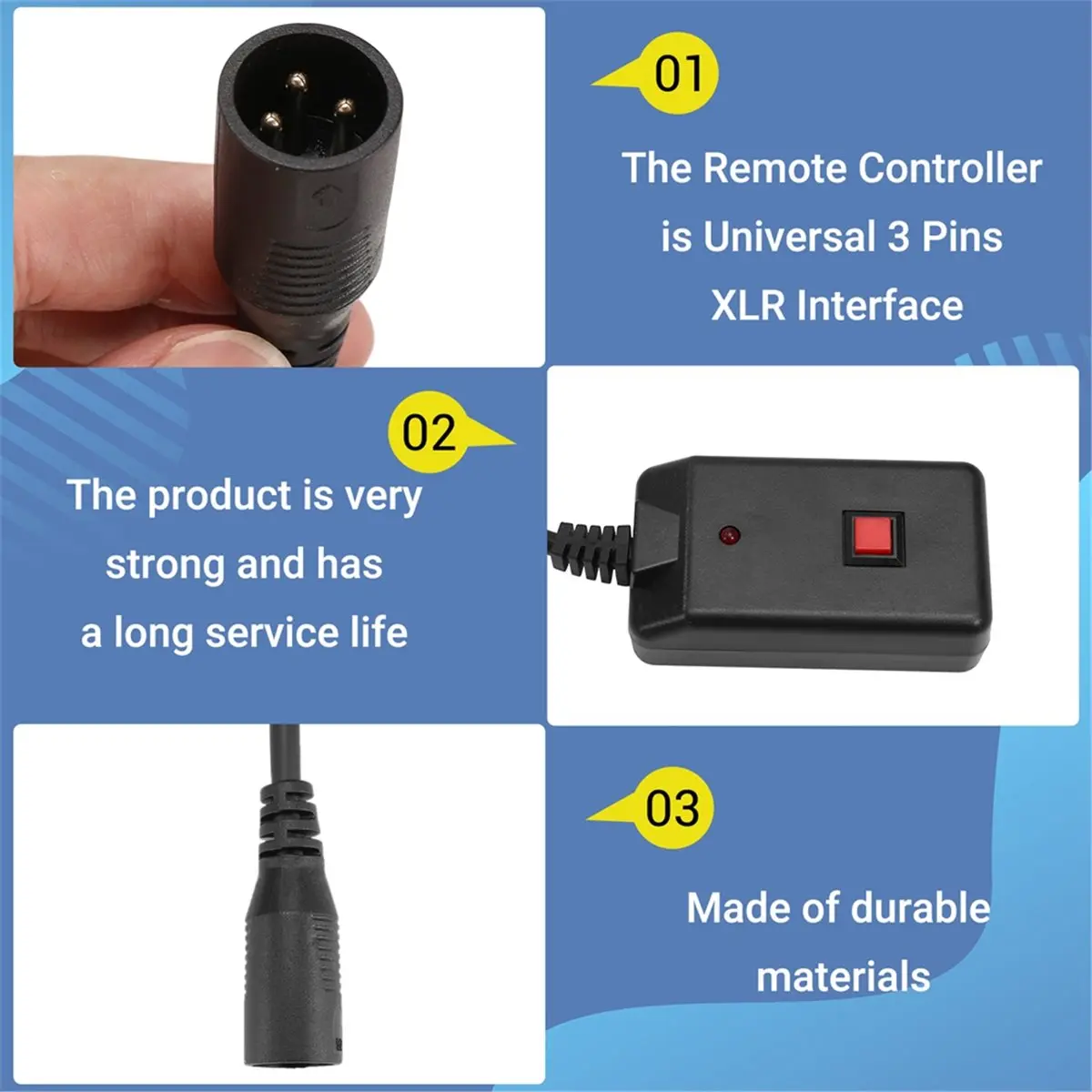 fitfit Fog Machine Remote Controller, Smoke Machine Fog and Lights Remote for 600/1200W Machines