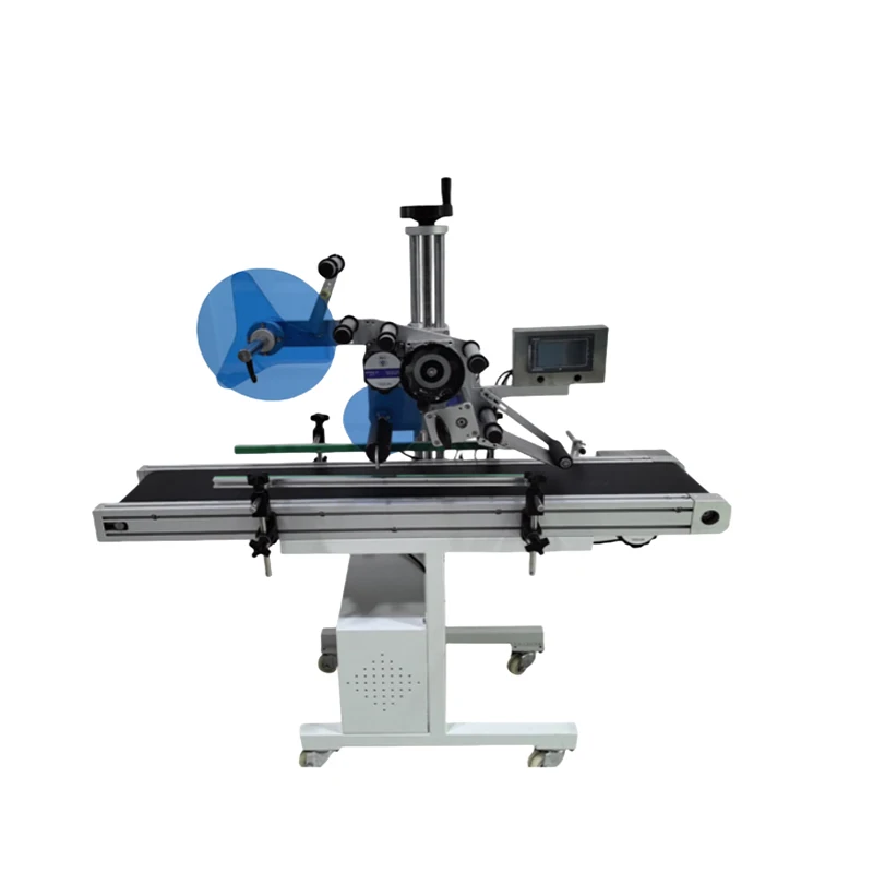 Fully Automatic Desktop Flat Surface Labeling Machine Tabletop Flat Face Bag Labeling Machine Square Bottle Labeling Machine