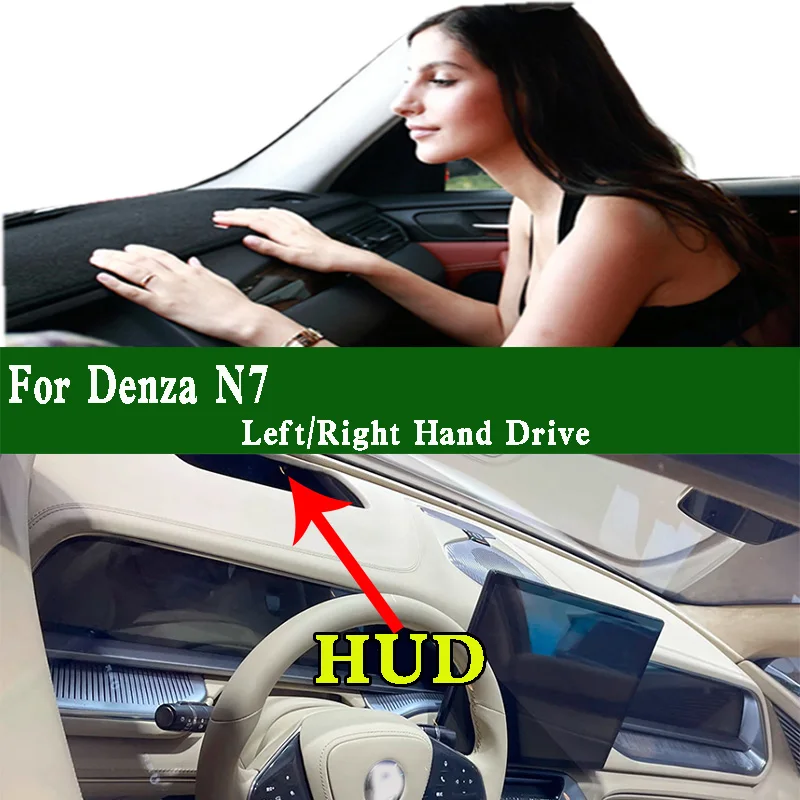 

For Denza N7 Accessories Dashboard Cover Instrument Panel Dash Mat Anti-slip Anti-Dirt Proof Dashmat Pad